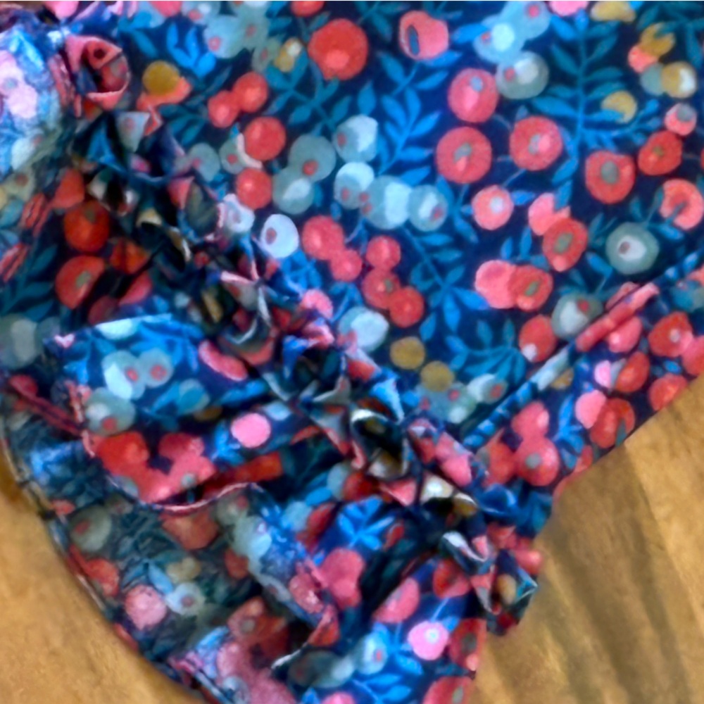 NWT HorrorVacui Liberty Of London Floral Blouse Small S Boho Puff Sleeve Shirt - Picture 7 of 12